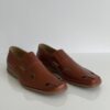 Cognac Men's Perforated Leather Loafer - Image 5