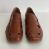 Cognac Men's Perforated Leather Loafer - Image 2