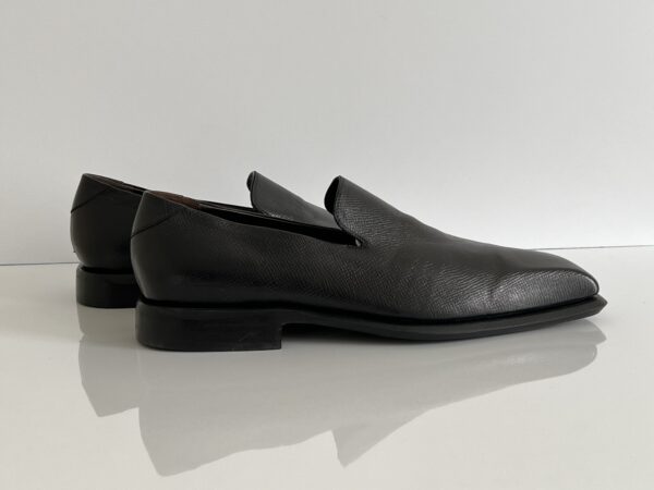 Men's Black Grain Leather Loafer - Image 5