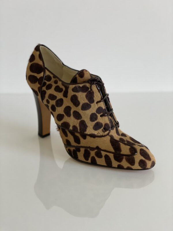 Leopard Print Heels Pony Hair - Image 4