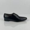 Black Men's Laceup with Brogue Captoe - Image 6