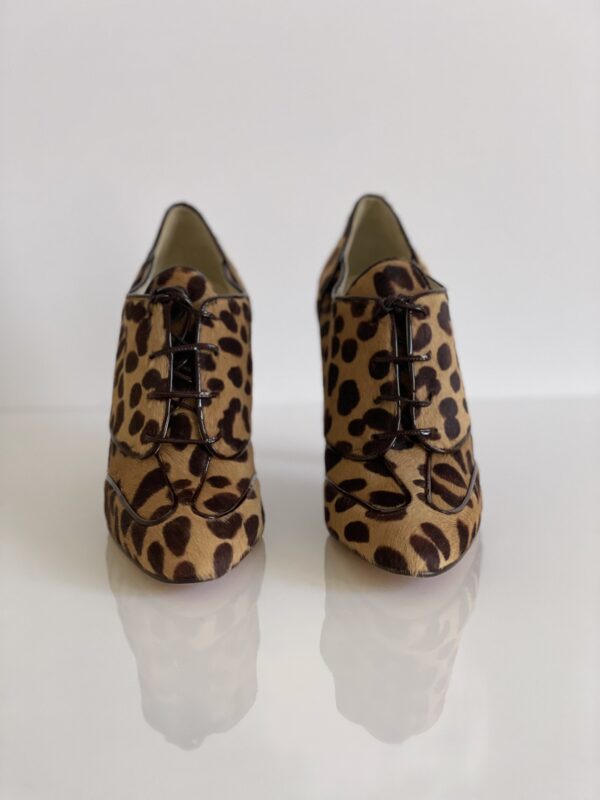 Leopard Print Heels Pony Hair - Image 5