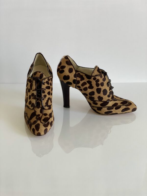 Leopard Print Heels Pony Hair - Image 6