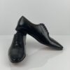 Black Men's Laceup with Brogue Captoe - Image 4