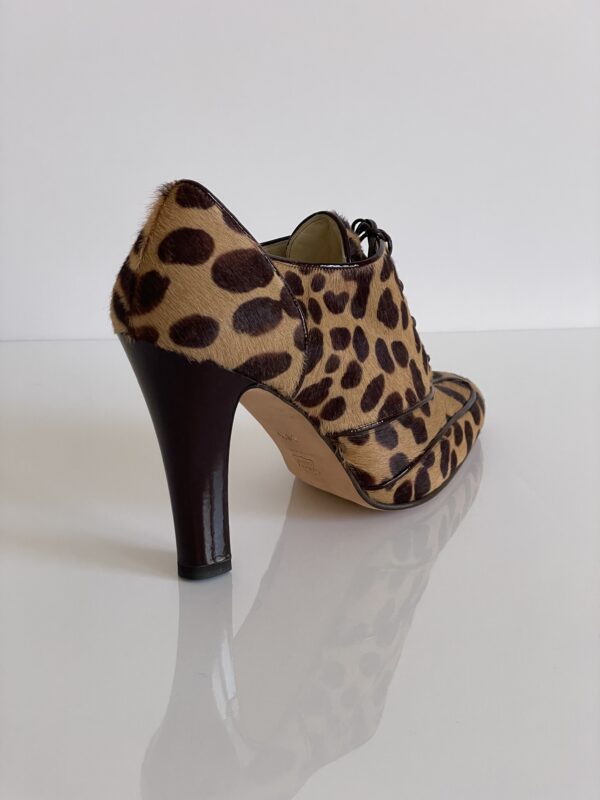 Leopard Print Heels Pony Hair - Image 3