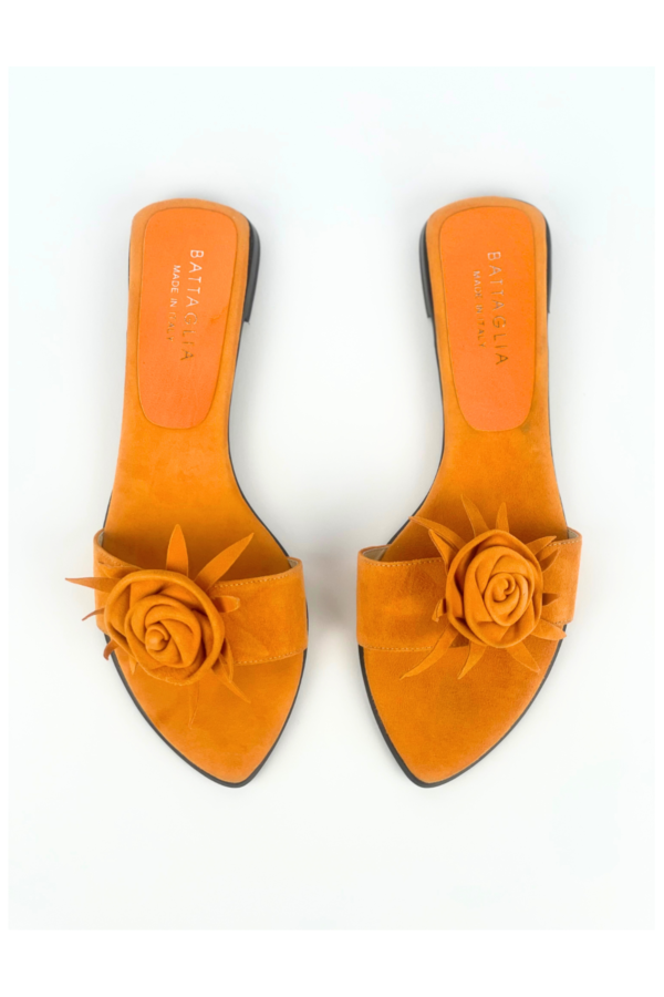 Orange Suede Sandal - Image 3