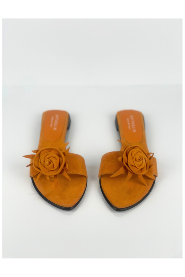 Orange Suede Sandal - Image 2